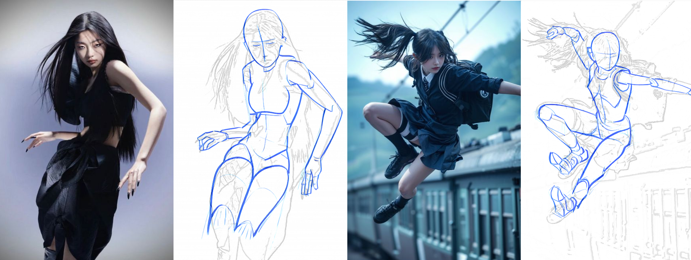 这次让AI来透视人体结构，辅助绘画！